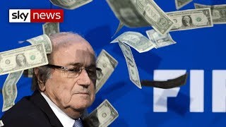 Sepp Blatter Has Money Thrown At Him By Lee Nelson [upl. by Nnave]