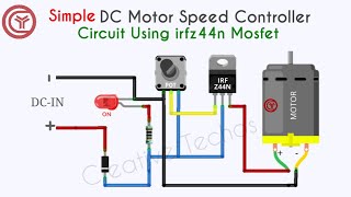 12 volt dc motor speed controller circuit [upl. by Coplin]