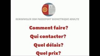 Renouvellement de passeport [upl. by Giles704]