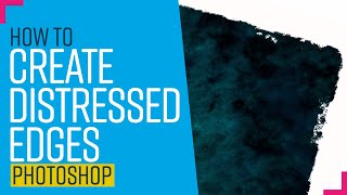 Create distressed edges in Photoshop [upl. by Rafaelle]