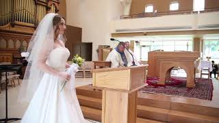 Ave Maria  Schubert  Bride Sings at Her Wedding [upl. by Aslehc]