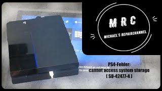 PS4 Fehler Cannot access system storage  SU424774 [upl. by Karlise891]