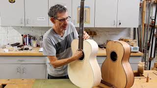 Building Acoustic Guitars  Introduction to a Perfect Neck Set [upl. by Otcefrep]