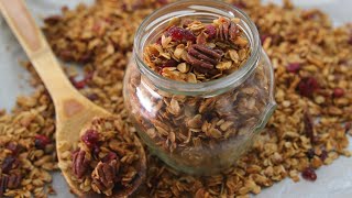 Easy and Healthy Homemade Granola Recipe [upl. by Artenal]