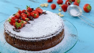 Torta Caprese  Flourless Chocolate Almond Cake [upl. by Leaj]