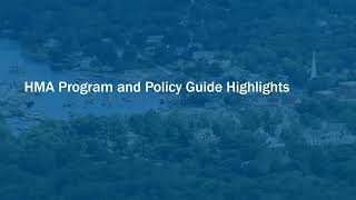 2022 Hazard Mitigation Assistance Program and Policy Guide  Public Comment Period Overview [upl. by Allrud827]