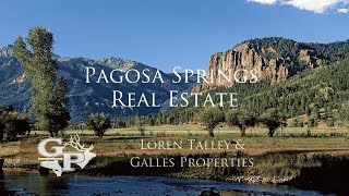 Video Tour of Pagosa Springs Colorado Living in Pagosa Springs Drive Thru Pagosa Springs [upl. by Steinman]