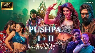 Pushpa I amp Pushpa II  Mega Mashup  DJ Dalal amp VDJ Mahe  Srivalli  O Antava  Kissik amp More [upl. by Assilrac]