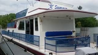 Houseboat 50 Gibson For Sale 1981 [upl. by Flemings127]