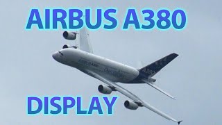 Beautiful Airbus A380 Display at Paris Air Show 2013  Remastered [upl. by Aleydis555]