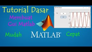 TUTORIAL MATLAB 1 Cara Membuat GUI Matlab Untuk Pemula [upl. by Ronoc]