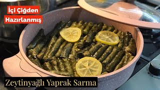 İçi Çiğden Zeytinyağlı Yaprak Sarma  Naciye Kesici  Yemek Tarifleri [upl. by Mixie]