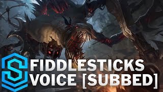 Voice  Fiddlesticks SUBBED  English [upl. by Vtarj]