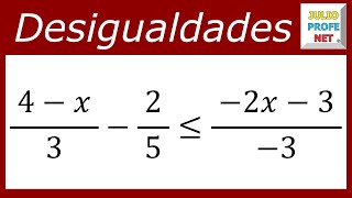 DESIGUALDADES LINEALES  Ejercicio 2 [upl. by Osgood568]