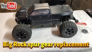 Arrma Big Rock Steel spur gear upgrade And how to [upl. by Rentschler]