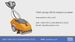 USACLEAN TASKI swingo 350B [upl. by Nadaba]