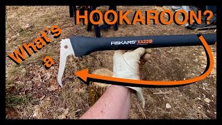 HOOKAROON  FIREWOOD STACKING  Logging Tools [upl. by Kolnick625]