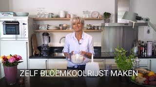 Zelf Bloemkoolrijst maken [upl. by Ardnait]