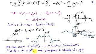 The Window Method of FIR Filter Design [upl. by Anabella]