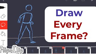 Flipaclip tutorial  Animate Smoothly  Do you Need to Draw Every Frame [upl. by Nilyak842]