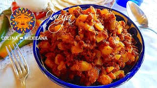 Papas con Chorizo [upl. by Litnahc836]