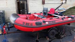 12 ft Inflatable Bris Boat Review [upl. by Nidya]