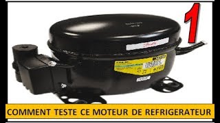 comment tester un moteur de refrigerateur [upl. by Meldoh899]