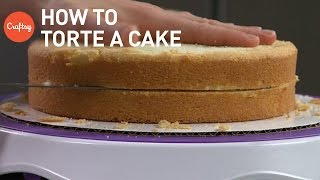 How to Torte a Cake into 2 Layers for Filling amp Stacking  Pastry Tutorial with James Rosselle [upl. by Iren]