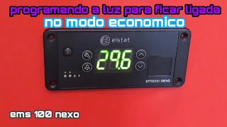 Como programar a luz ligada no modo ecomomico geladeira coca cola controlador elstat ems [upl. by Dopp]