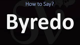 How to Pronounce Byredo CORRECTLY [upl. by Gnilrits308]