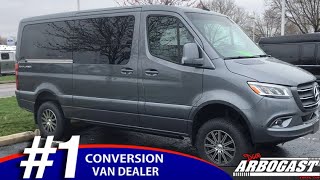 2019 MercedesBenz Sprinter Van Conversion Van 4X4 9 Passenger  Dave Arbogast Conversion Vans [upl. by Ranice]