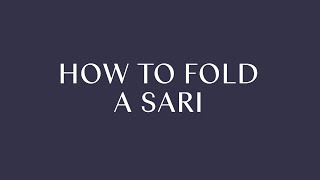 The KonMari Fold  Sari [upl. by Tati]