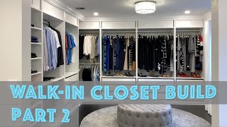 Walkin Closet DIY Build Part2 [upl. by Koch]