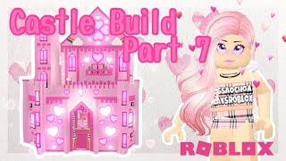 ♡ PRINCESS SKY CASTLE SPEED BUILD PART 7 ♡ ADOPT ME ROBLOX Leah Ashe Castle [upl. by Catima]