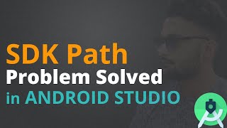 Android Studio Tutorial  How to set SDK path in Android studio [upl. by Alehs623]