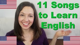 11 Songs for English Fluency Learn English With Music [upl. by Ahsieket682]