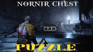 God Of War Nornir Chest Puzzle  Midgard  Inside The Mountain [upl. by Eibo305]