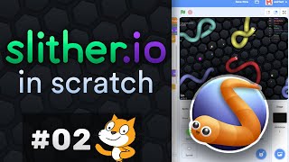 Scratch Tutorial Slitherio in Scratch Part 2 [upl. by Orestes]