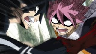 Fairy Tail  Natsu vs Gray ENG DUB [upl. by Zehcnas]