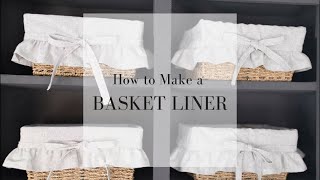 How to Make a Basket Liner [upl. by Ihcur]