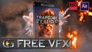 After Effects Tutorial Trapcode Fluids Starter Kit FREE [upl. by Quartus]