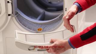 Cleaning the filters of a Miele heat pump dryer [upl. by Agnot594]