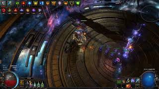 POE 324 Ice Spear Totem VS Uber Maven [upl. by Oiluj]