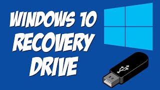 How To Make A USB Recovery Drive in Windows 10 [upl. by Fatsug]