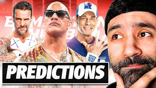 WWE ELIMINATION CHAMBER TORONTO 2025 OFFICIAL PREDICTIONS [upl. by Stetson]