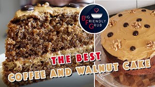 The BEST Coffee and Walnut Cake  Classic Cake Recipe [upl. by Aruasi]