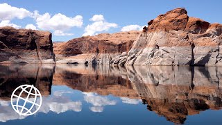 Lake PowellGlen Canyon USA Amazing Places 4K [upl. by Ayhay]