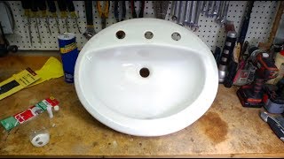 How to Fix a Chipped Sink [upl. by Rosaline700]