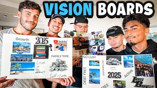 MAKING OUR 2025 VISION BOARDS [upl. by Elman]