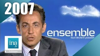 Nicolas Sarkozy  Campagne présidentielle 2007 2ème tour  Archive INA [upl. by Acinelav]